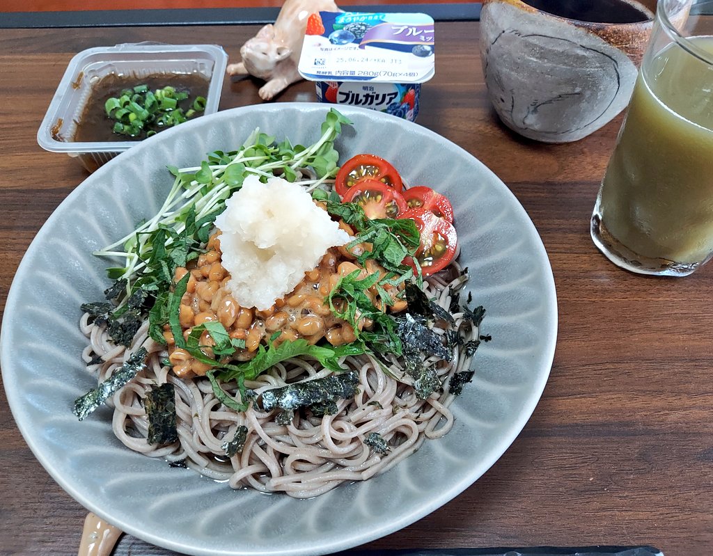 単身赴任オヤジのリアルな休日朝食

ワインを飲み過ぎた翌朝は冷やし納豆おろし蕎麦が美味しい