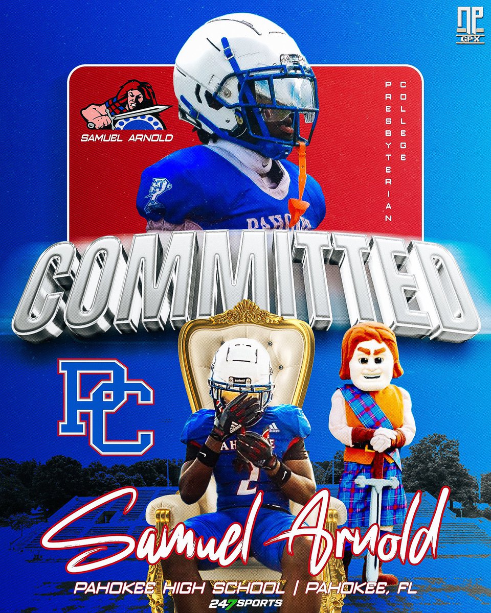 Samuel “luhstar” Arnold ✞ (@sam_arnold3) on Twitter photo Excited to announce my commitment to Presbyterian College! <a href="/PahokeeFootball/">Pahokee Football</a> <a href="/BlueHoseFB/">PC Football</a> <a href="/CoachWilson_22/">Leroy K. Wilson</a> <a href="/CarlosLammons/">carlos lammons</a> <a href="/JerryRecruiting/">Rising Stars</a> <a href="/Clinte103/">GED Clint</a> Excited to announce my commitment to Presbyterian College! <a href="/PahokeeFootball/">Pahokee Football</a> <a href="/BlueHoseFB/">PC Football</a> <a href="/CoachWilson_22/">Leroy K. Wilson</a> <a href="/CarlosLammons/">carlos lammons</a> <a href="/JerryRecruiting/">Rising Stars</a> <a href="/Clinte103/">GED Clint</a>