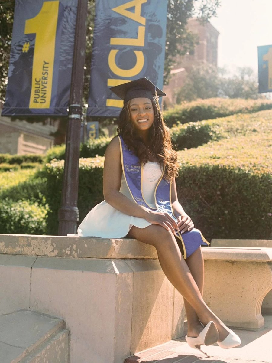 blackindaytime's tweet photo. Congrats to #GH alum, Sydney Mikayla (@SydneyMikayla) on graduating from UCLA! #blackindaytime https://t.co/LcEv5GvDPb