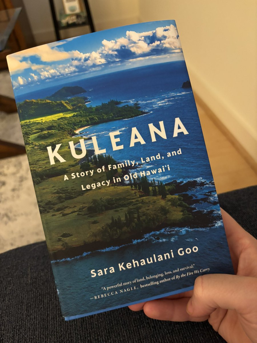 NathanBomey's tweet image. Congrats to my former Axios editor-in-chief, @sarakgoo, on this week’s release of her striking memoir “Kuleana: A Story of Family, Land, and Legacy in Old Hawai'i”!