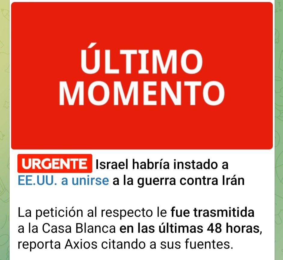 #Israel no puede con #Irán y solicita a #EstadosUnidos unirse a la agresión.