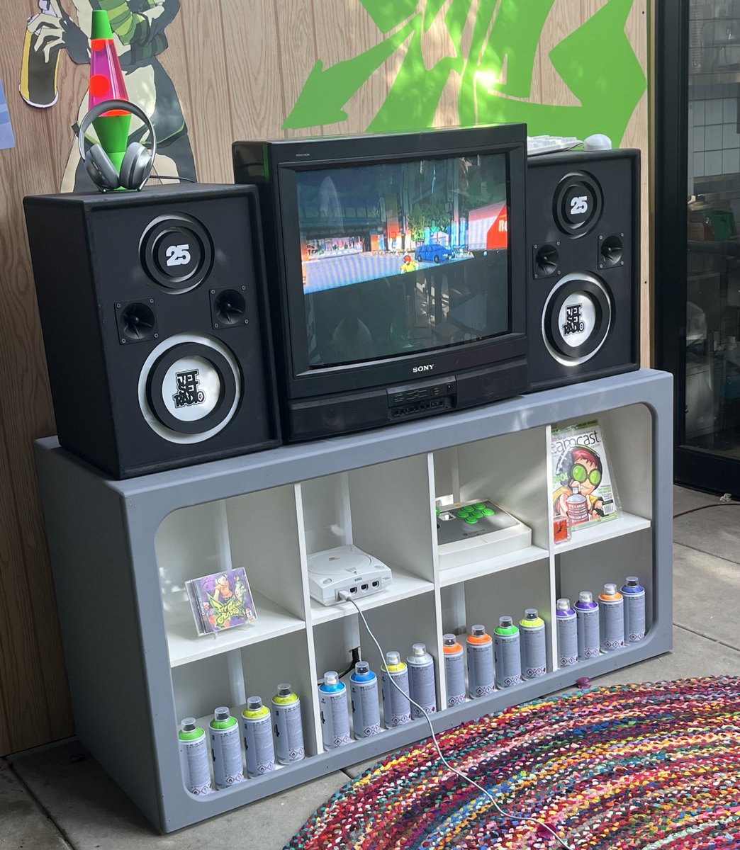 More photos from the Jet Set Radio 25th Anniversary Event. Thank you so much to <a href="/SEGA/">SEGA</a> for setting it up, and having us all come together to celebrate. The passion for JSR is still alive and well. As DJ Professor K said… On the street, there’s no such thing as “The End!”