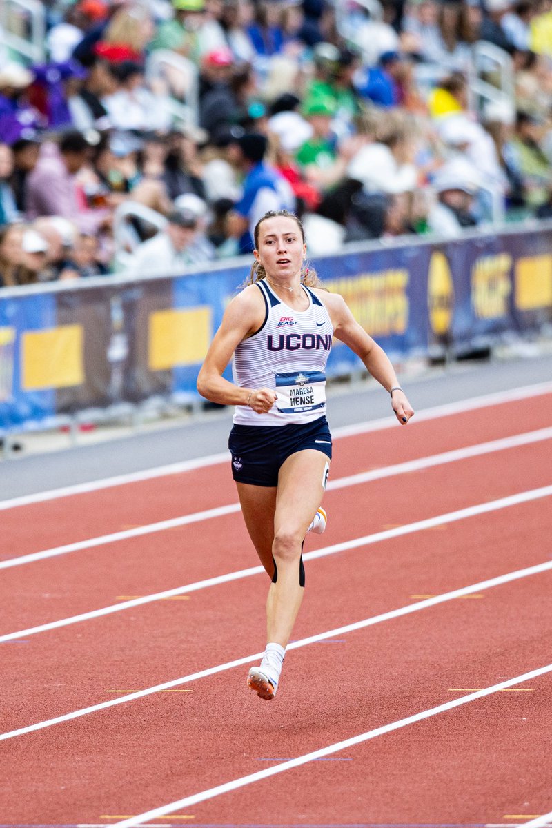 Maresa Hense is an All-American ‼️

In her first collegiate season, Maresa takes home 15th place in the heptathlon with 5,608 points! 🔥

#BleedBlue #UConnTfxc