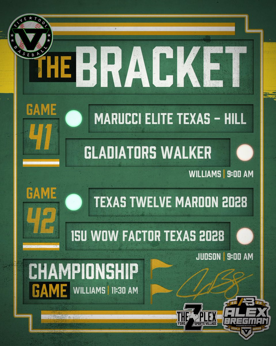 The Bracket is set!

👉 fivetool.org/events/alex-br…

#BregmanWS / <a href="/ABREG_1/">Alex Bregman</a>