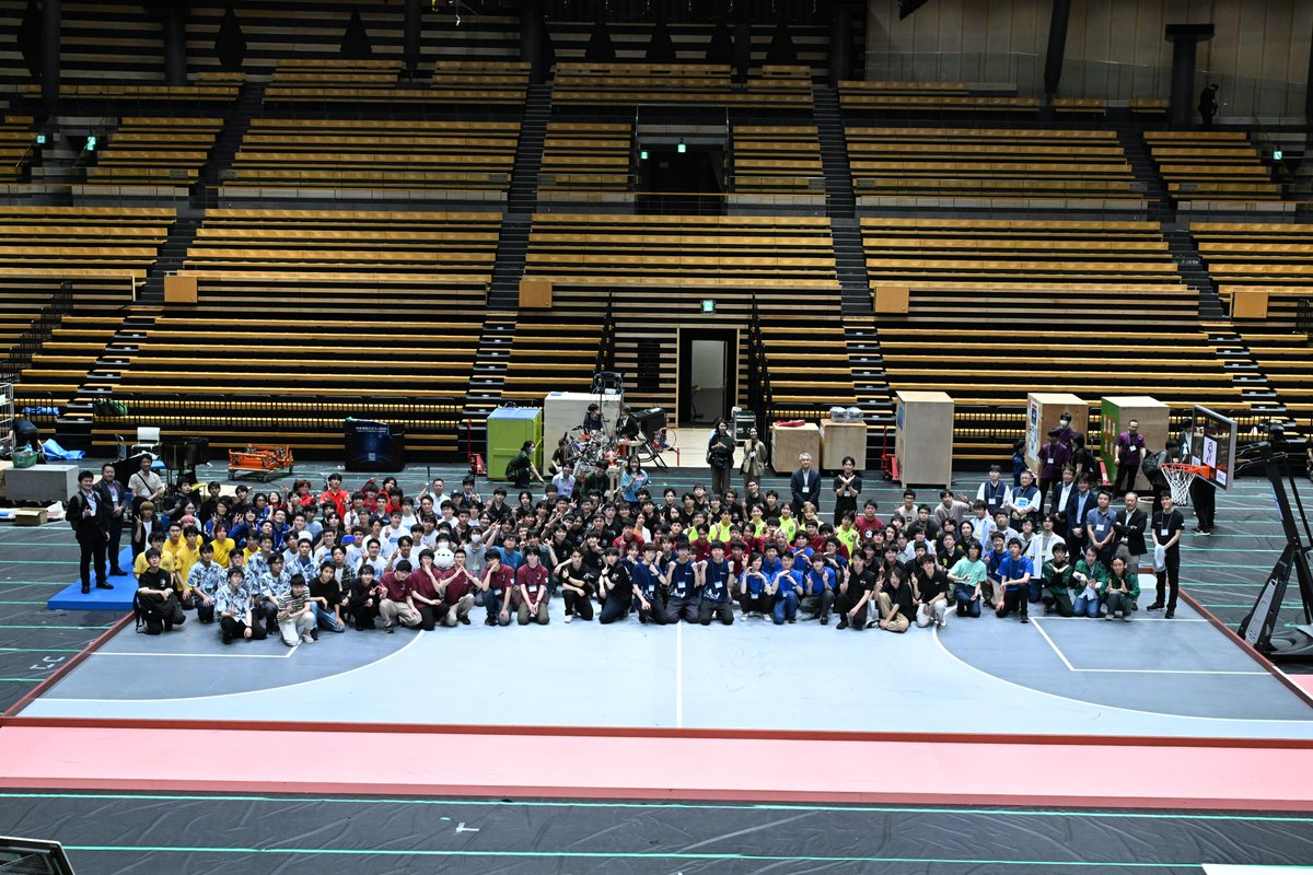 OfficialRobocon's tweet image. #学生ロボコン 2025に参加してくださった皆様、応援してくださった皆様、ありがとうございました🏀
熱戦はYouTubeでご覧いただけます🤖
今年は技術交流会の様子も配信しています🎦
youtube.com/watch?v=YJw5Jh…
#ロボコン