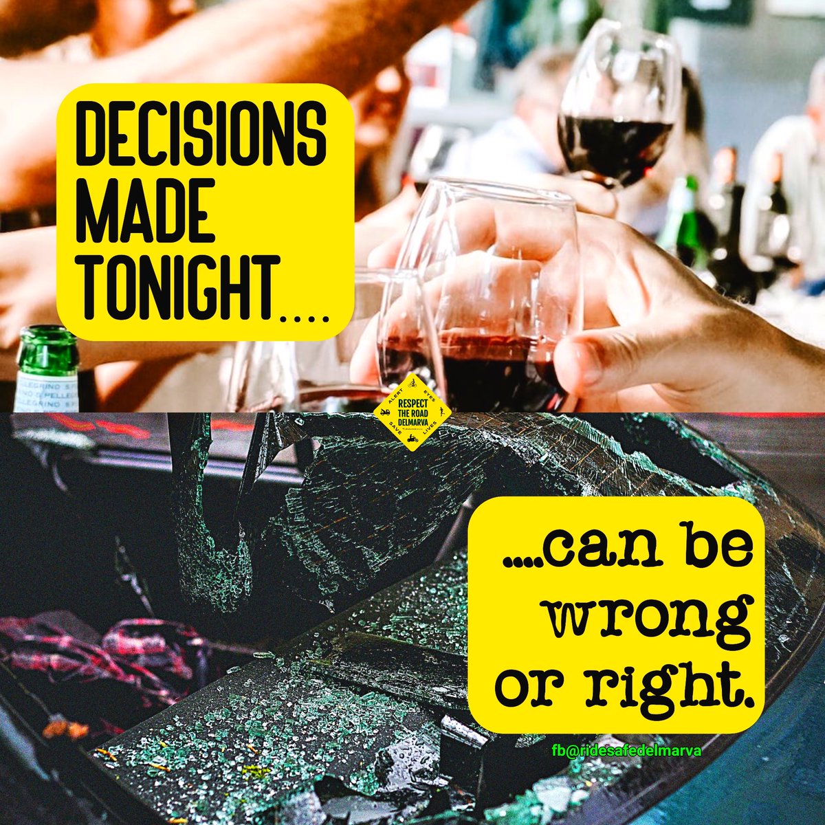 ridesafedp's tweet photo. Either way, they will live with you forever. #thinkbeforeyoudrink #getaride #callacab #noduui https://t.co/pwsQd7BjiV