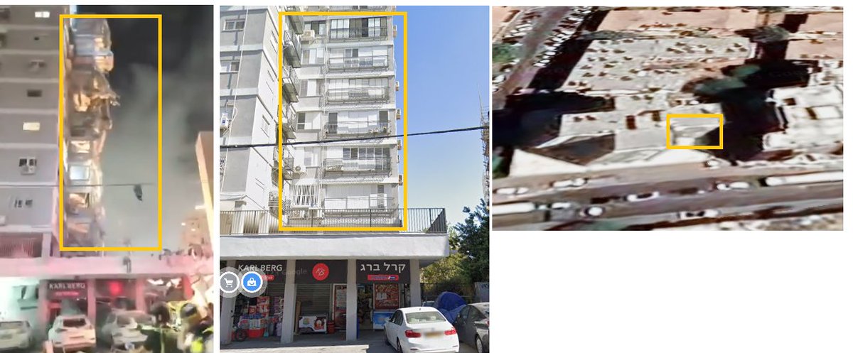 <a href="/AggregateOsint/">OSINT Aggregator</a> Damaged building in Bat Yam after Iranian missile strike
32.02612, 34.74964
<a href="/GeoConfirmed/">GeoConfirmed</a>
x.com/AggregateOsint…