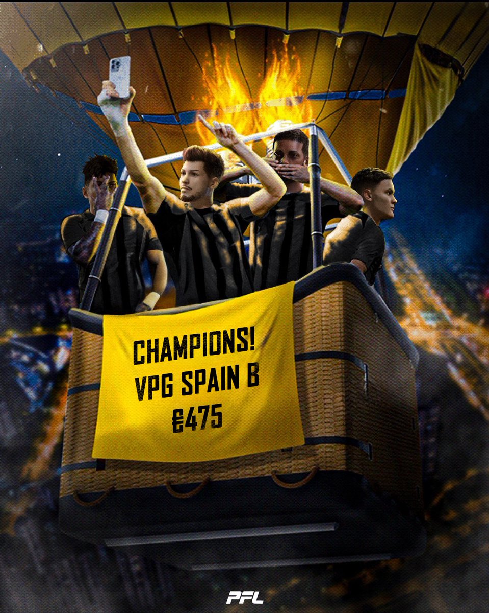 🏆PFL Cash Cup Champions! #42
👥 VPG Spain B 🇪🇸 
⚽️ <a href="/EASPORTSFC/">EA SPORTS FC</a>

🙌 Congratulations to Team VPG Spain B for taking home the Cash Cup win!
They showed up big time when it mattered most insane performance all around.
Well deserved. GGs.

💰 €475

👨‍🍳 The Squad:

<a href="/ZakoHDMst/">ZakoHDMst</a>