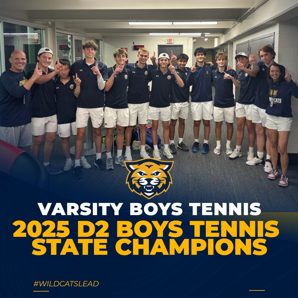 🎾🥇🏆 STATE CHAMPIONS!!! Congrats to the varsity boys’ tennis team for winning the WIAA division 2 state championship!