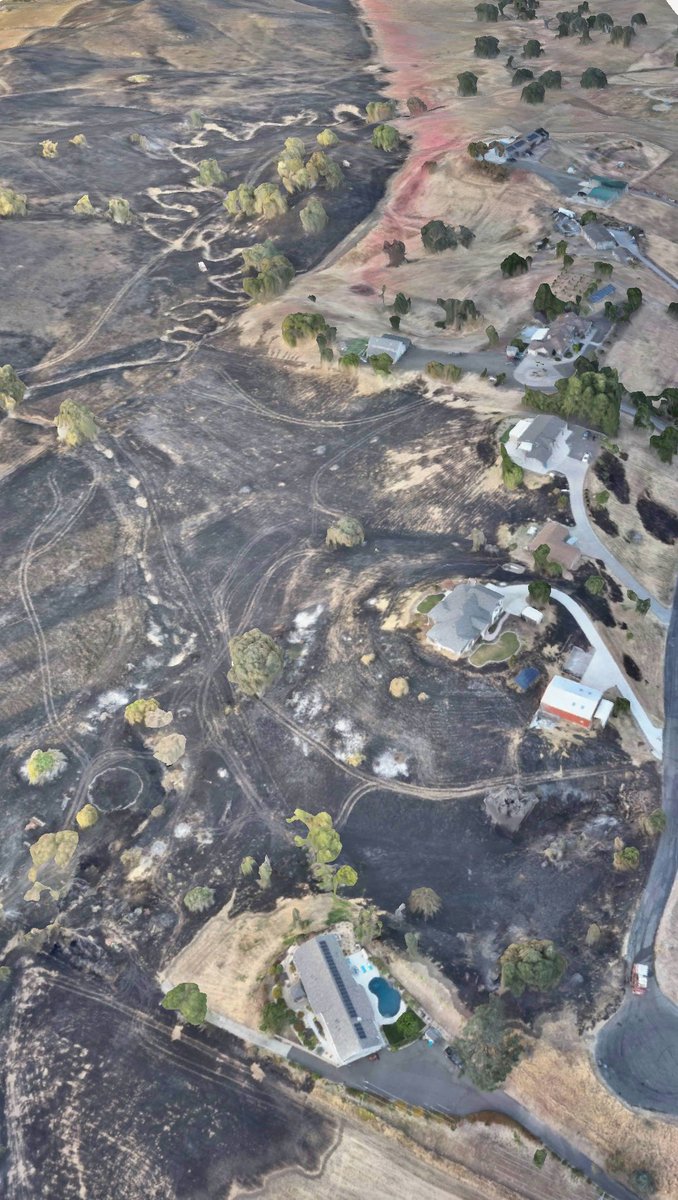 #LindaFire - FINAL UPDATE - The fire is approximately 111 acres, and 100% contained. Crews will be monitoring the fire for hot spots over the next several days. This incident showcases the importance of maintaining a good defensible space. The work done prior to the fire by the