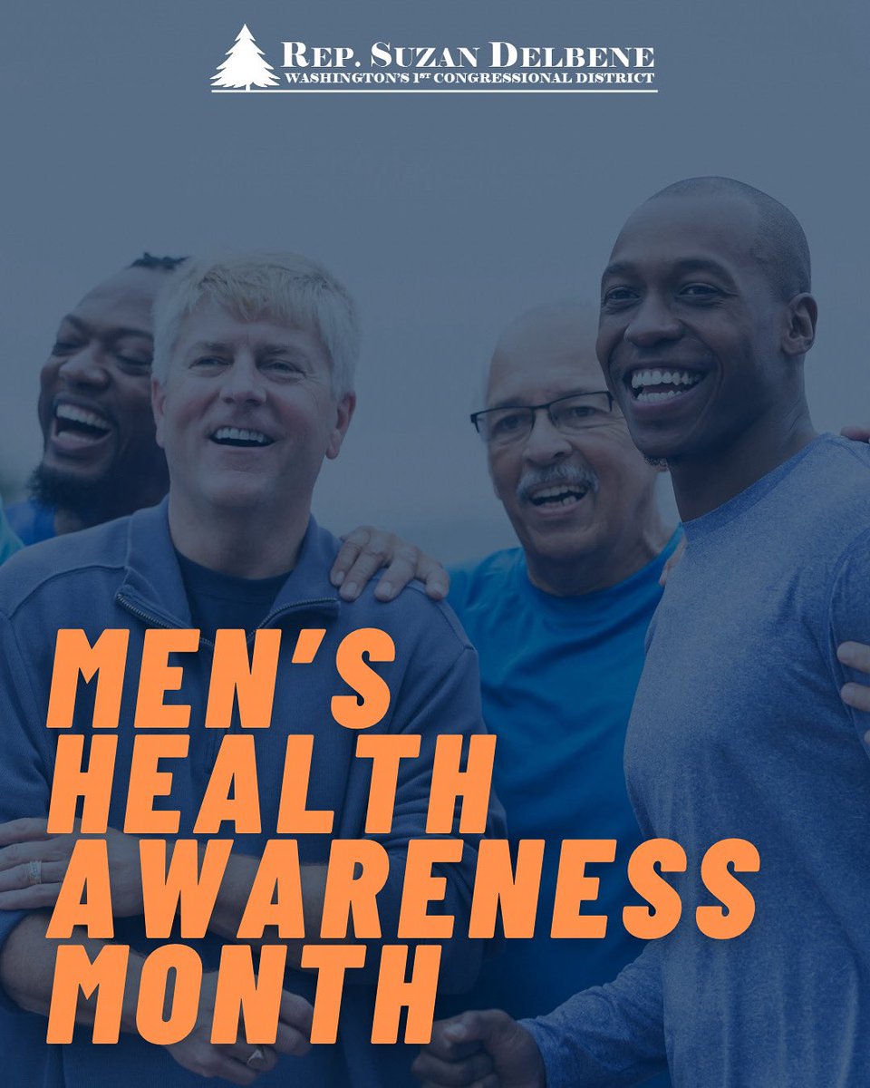 June is Men’s Health Awareness Month, a chance to highlight the importance of preventive care, early detection, &amp; mental well-being.
 
Let’s keep working to ensure men of all ages have access to the care they need to live healthy, full lives.