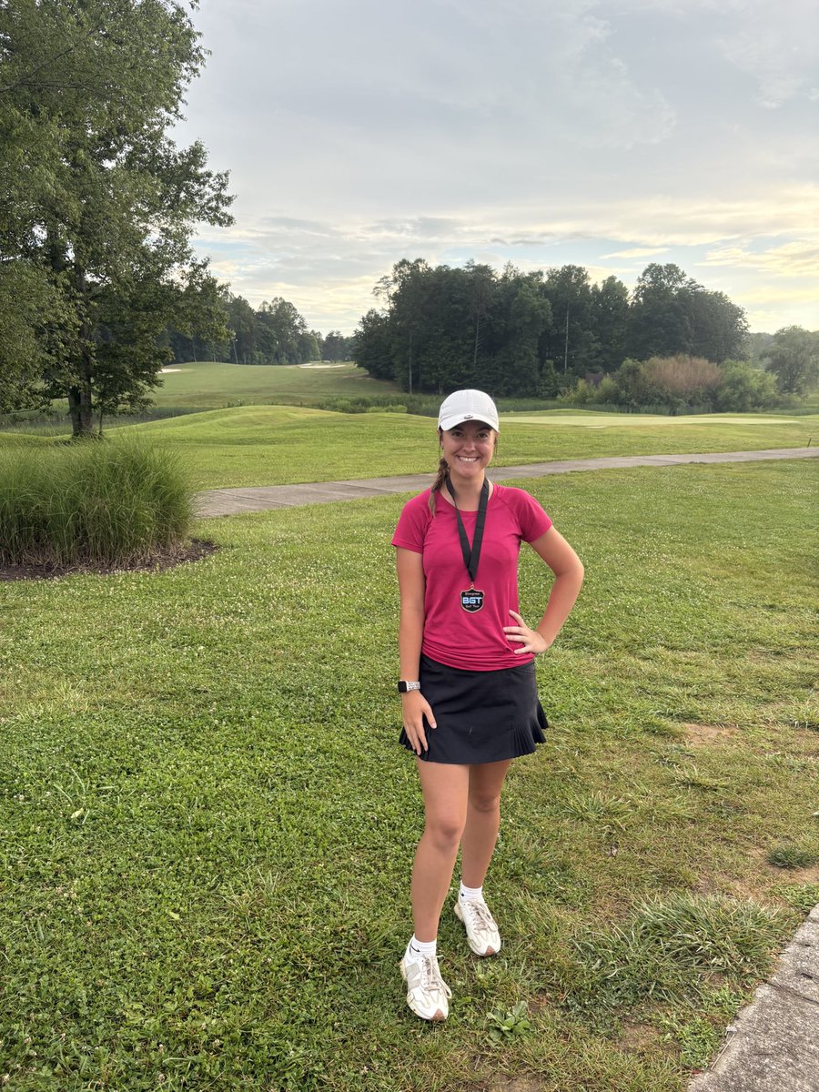 Congrats to Darcy! She shot 76 today to win at Hidden Cove