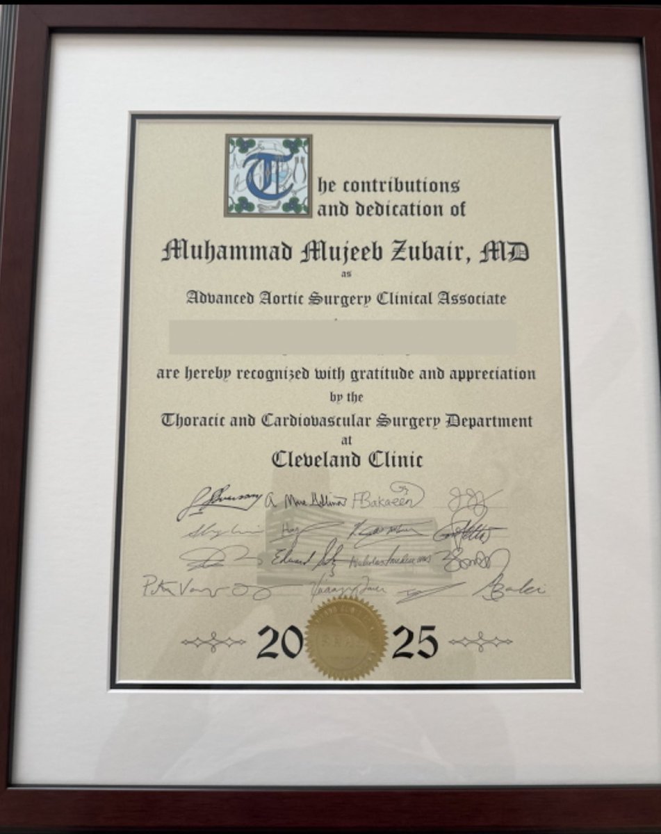 MujeebZubair's tweet image. Vascular Surgery ✅
Cardiac Surgery  ✅
Aortic Surgery    ✅
One more to go!