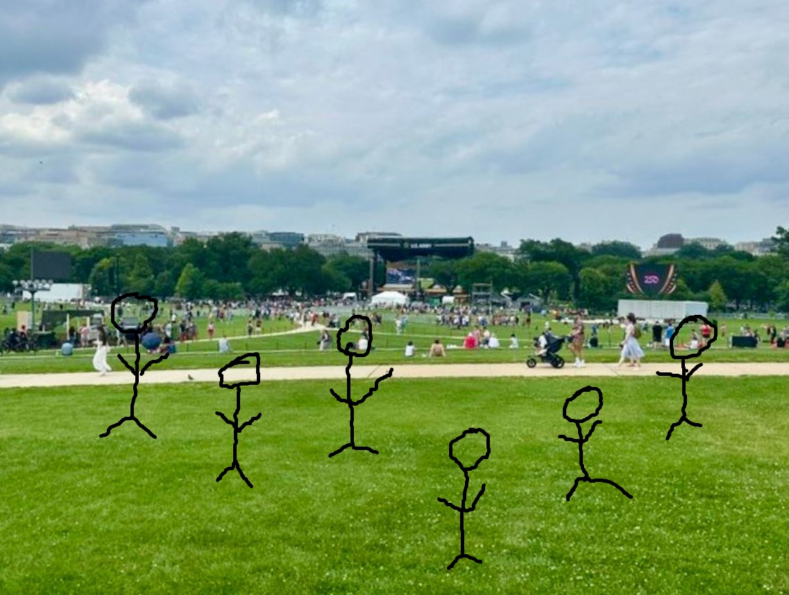 <a href="/RepJackKimble/">Rep. Jack Kimble</a> FAKE NEWS!  
As you can see by this official photograph, released by Pam Bondi, there were MILLIONS of people at The Kings birthday bash.   Literally 60% of the country was there. Only people not there are craigslist antifa.