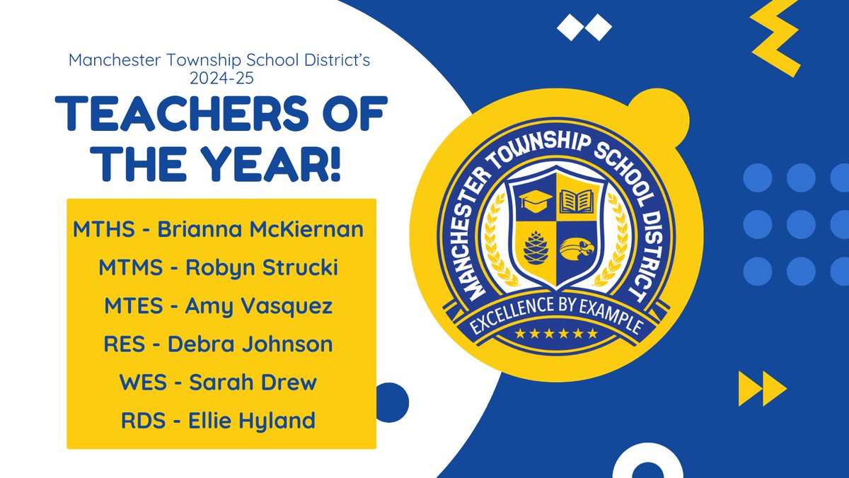CONGRATULATIONS to our <a href="/MTSDnews/">MTSD News</a> Teachers of the Year!  Always enjoy celebrating and recognizing our amazing staff!!  #MTSDPride