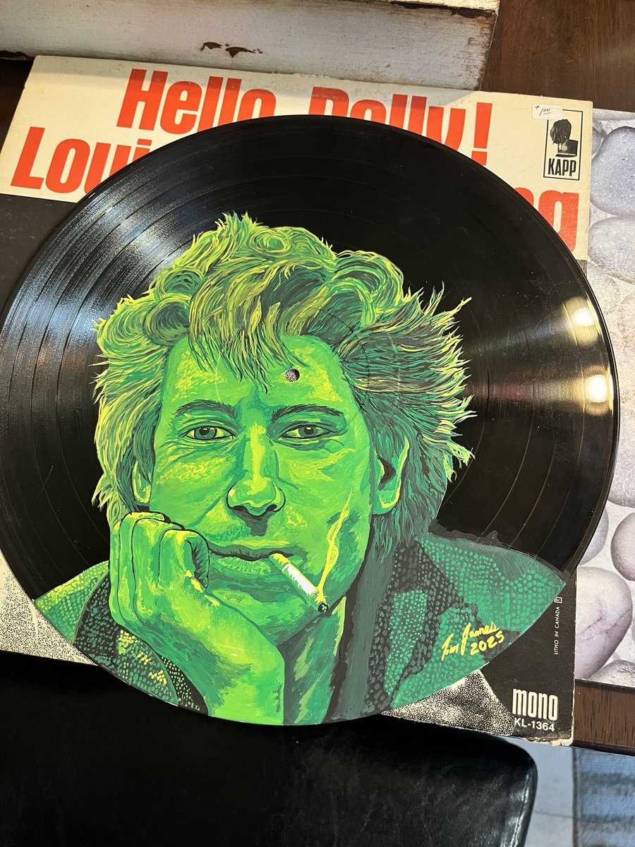 Tim James🎼 (@timtjames) on Twitter photo I forgot to post a picture of the finished painting of Richard Butler of the <a href="/pfurs/">The Psychedelic Furs</a> I forgot to post a picture of the finished painting of Richard Butler of the <a href="/pfurs/">The Psychedelic Furs</a>