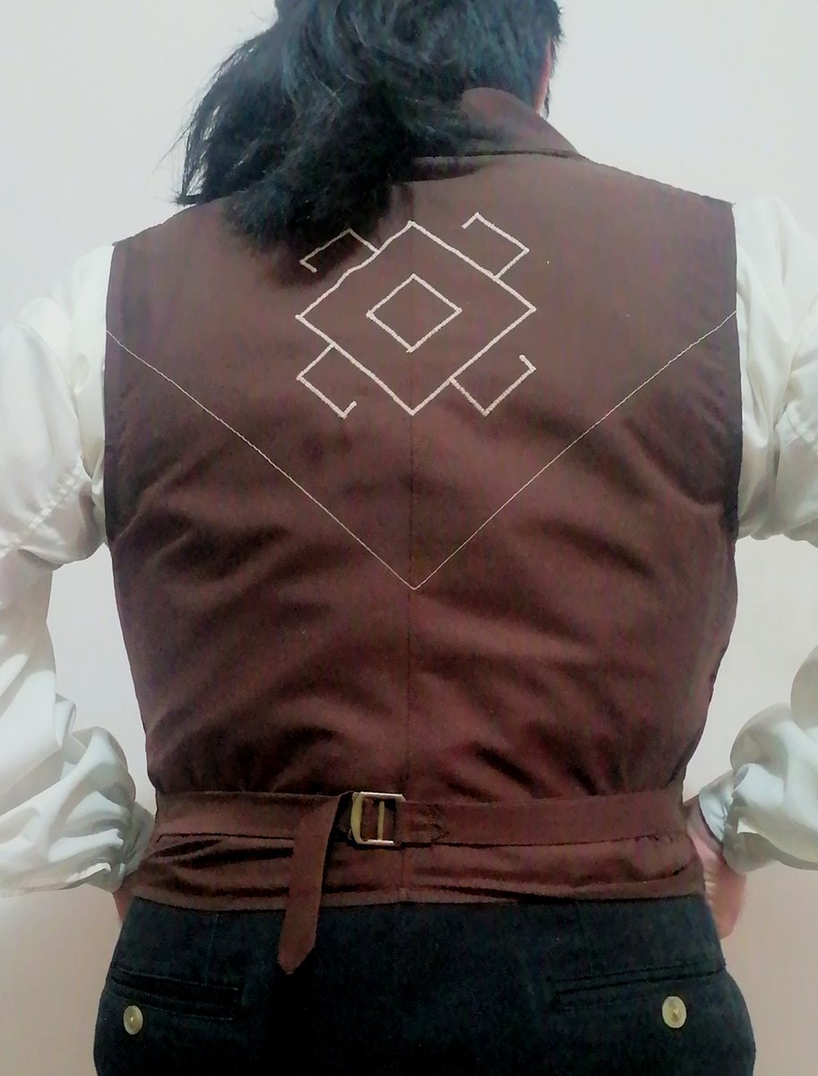 Drakenhart (@xdrakenhartx) on Twitter photo Something something...
I made an 1830's waistcoat inspired by <a href="/Hopkeeper/">Hopkeeper πΈ ππ°π―π΄π΅π¦π³ ππͺπππ’π¨π¦ ππ</a>'s Monster Village VN! Something something...
I made an 1830's waistcoat inspired by <a href="/Hopkeeper/">Hopkeeper πΈ ππ°π―π΄π΅π¦π³ ππͺπππ’π¨π¦ ππ</a>'s Monster Village VN!