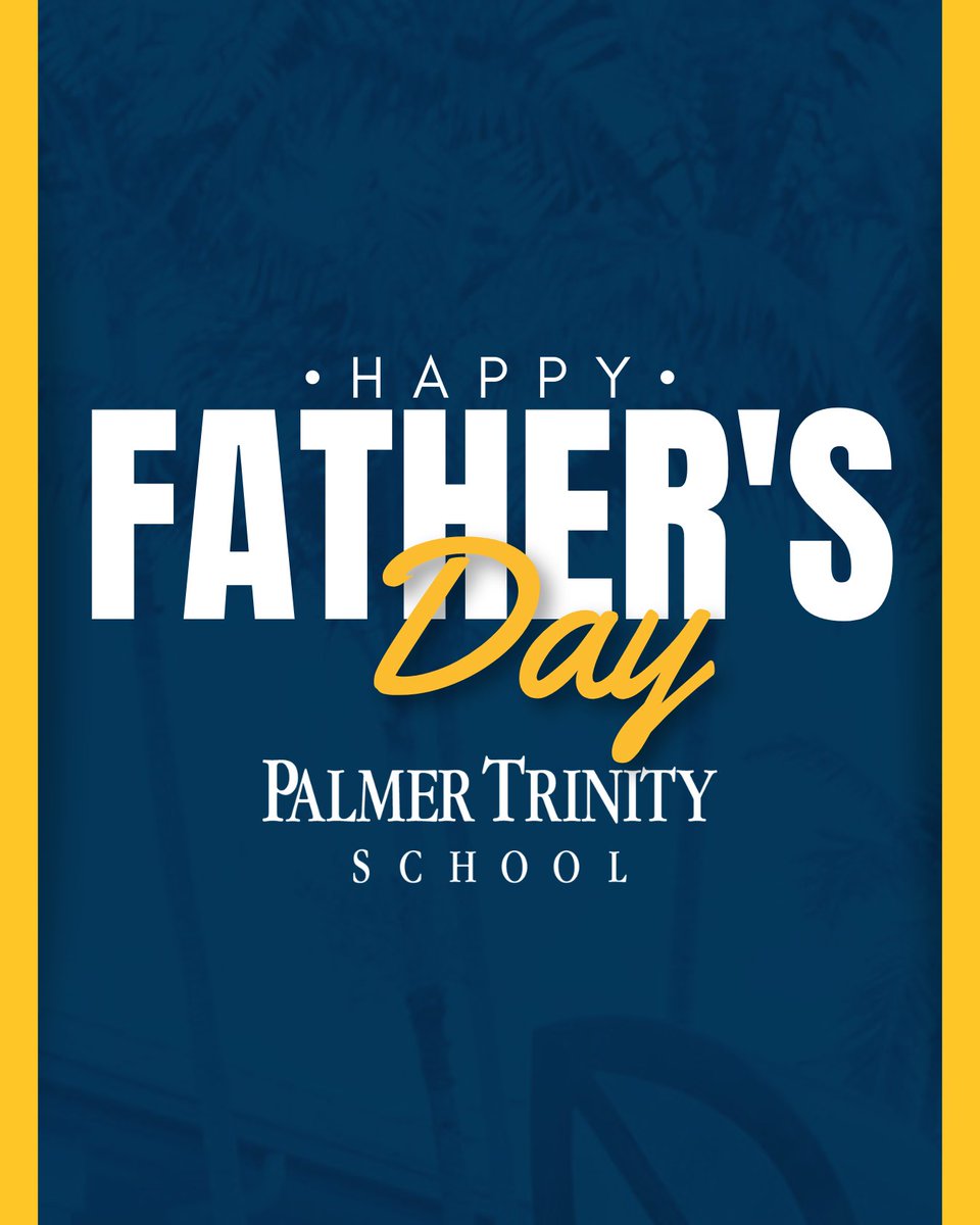 Happy Father’s Day! 💙
Today, we celebrate all the fathers, grandfathers, and father figures who guide, support, and inspire our PTS community every day. Thank you for your love, strength, and unwavering encouragement.

Wishing everyone a wonderful Father’s Day! 💛
#PalmerTrinity
