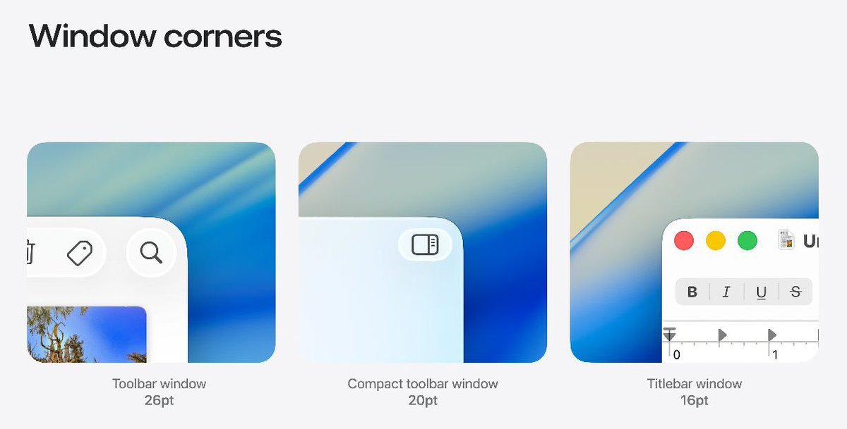 aleksliving's tweet image. dynamic corner radii based on the window structure is crazy work