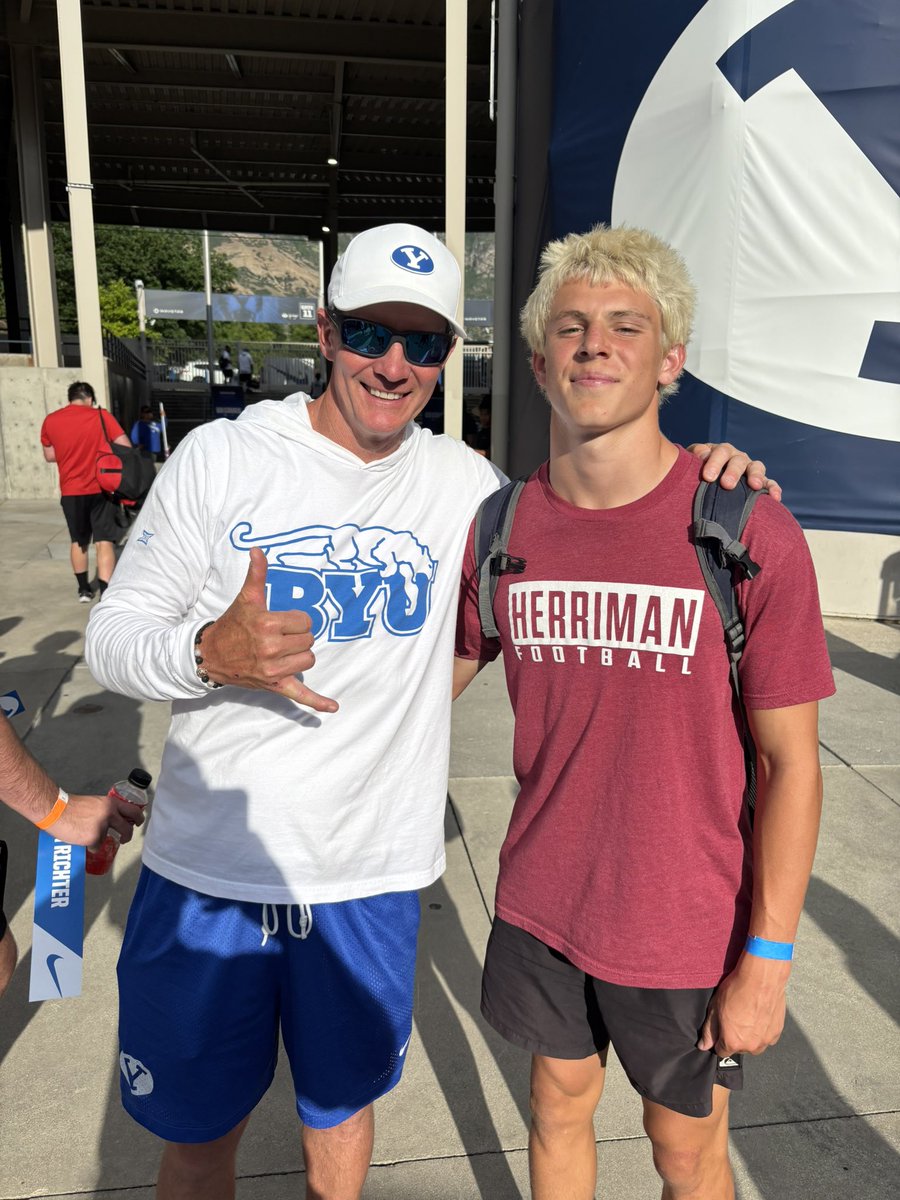 TroyEllermeier's tweet image. Had a great camp at BYU! Thanks for making me better @CoachJayHill and @gavinfowler16.
@CoachMJohns @coachrickards @CoachDWilkins @CharlesMack19 @jpulou @CoachClarkJ @CoachBobbyJay @mmental7 @txute12 @NateLealaoSUU @Andy @coachtrei @DevinRHoliday @TPed181