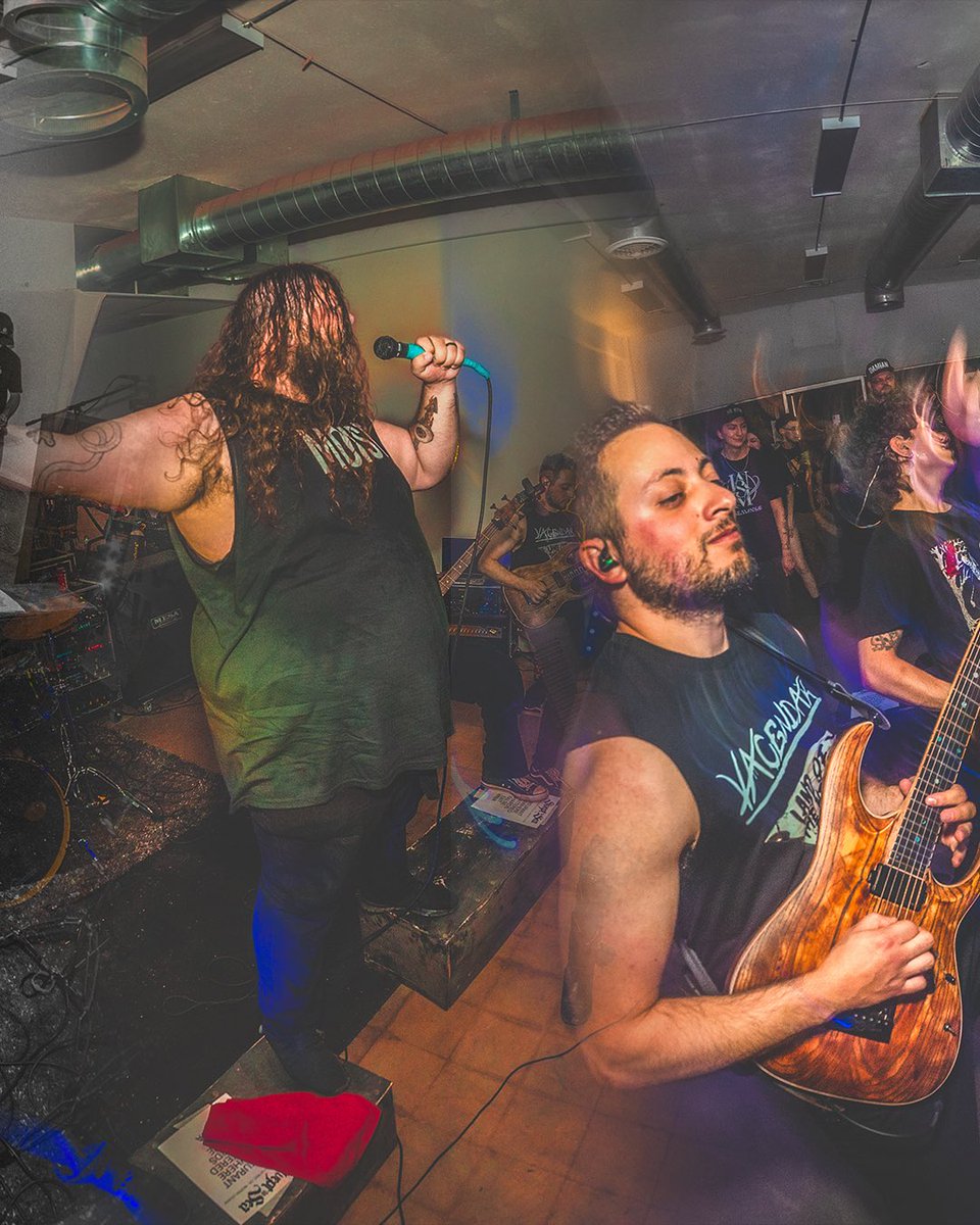 SweptToSea's tweet photo. And a big thank you to Jeff at Nocturnal Ambitions for locking in such a killer venue at the Beatnik Lounge. We can’t wait to return to the Hi-Desert! 🏜️
📸: Dead End Studios 
.
.
.
.
#swepttosea #stringjoy #metal #music #metalcore #fishmanpickups  #neuraldsp #melodicmetalcore https://t.co/zgw0YJMb4a