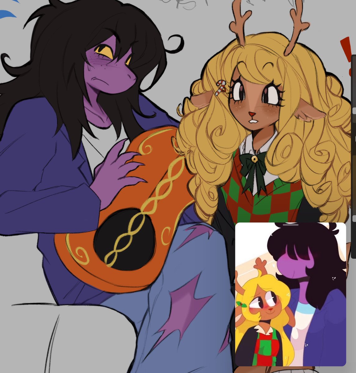 harlequin doll tweet media