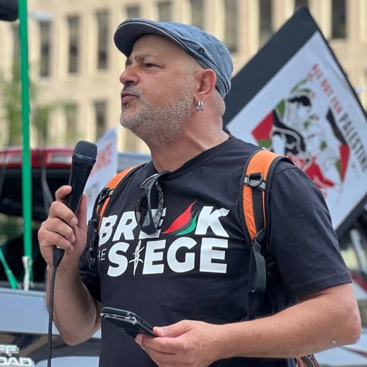 World BEYOND War Canada (@wbwcanada) on Twitter photo Update: The lead organizer for the Canadian delegation of the <a href="/globalmarchgaza/">Global March To Gaza</a> has been arrested, and his whereabouts remain unknown.
Manuel Tapial was detained and arrested by police alongside another person at their hotel over 11 hours ago at approximately 4pm local time. Update: The lead organizer for the Canadian delegation of the <a href="/globalmarchgaza/">Global March To Gaza</a> has been arrested, and his whereabouts remain unknown.
Manuel Tapial was detained and arrested by police alongside another person at their hotel over 11 hours ago at approximately 4pm local time.