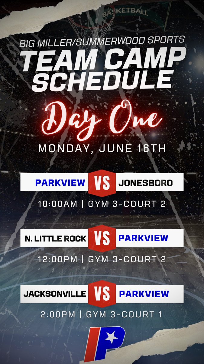 TheViewBBall_'s tweet photo. Check out the Patriots at Big Miller/Summerwood Sports Team Camp!
๐๏ธJune 16th & June 17th
๐Summerwood Sports Complex
#DaView ๐ดโช๏ธ๐ต
@JasonJeharrison @Toni_Phroze14
@ADAndersonPV @parkview_lrsd @shotbyw1nk @CrunkdOutEnt @ARHoopScoop @kayla_fletch https://t.co/IHxLtGIh5L