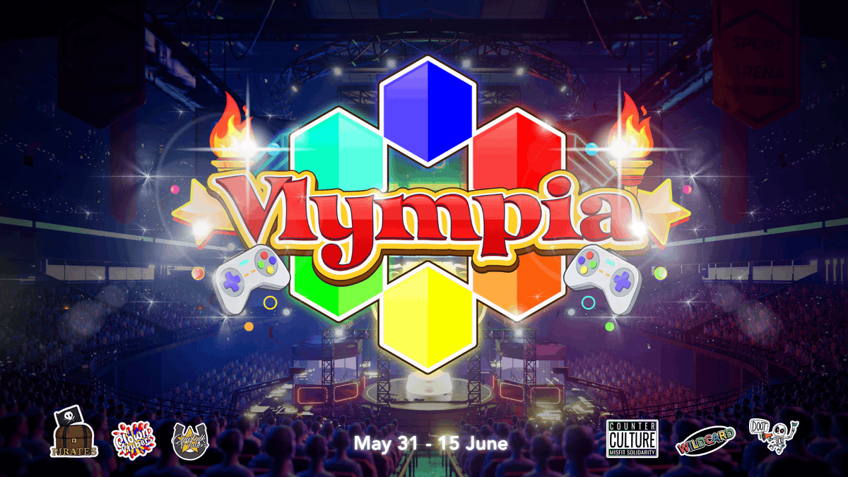 vlympia's tweet photo. With Vlympia officially concluded, it is time to party!

Join the final host of the year, @DiscountDeputy for a VRchat karaoke party! Tune in to celebrate with the competitors as we say fair well to the 2025 season!

🔗To the wrap party stream below

#Vlympia https://t.co/edWWdHetlC
