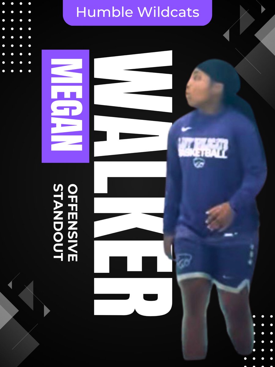 Humble Lady Wildcat Basketball (@humblegbb) on Twitter photo Shoutout Alert to Class of 2029 guard <a href="/Meganwalke21055/">Megan walker</a> for having a standout offensive performance this weekend. Shoutout Alert to Class of 2029 guard <a href="/Meganwalke21055/">Megan walker</a> for having a standout offensive performance this weekend.