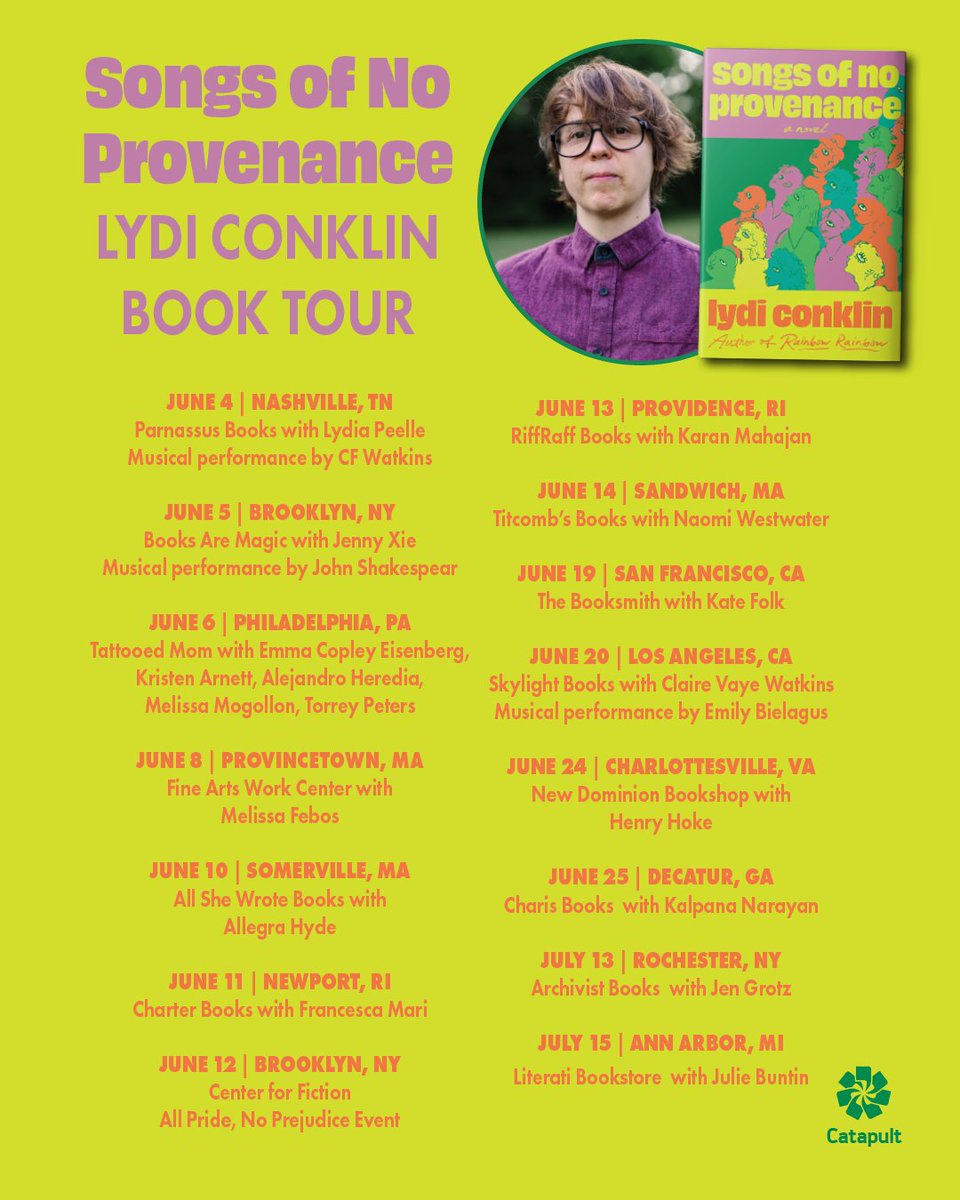 Going about upon a tour, would love to see you at any of these!