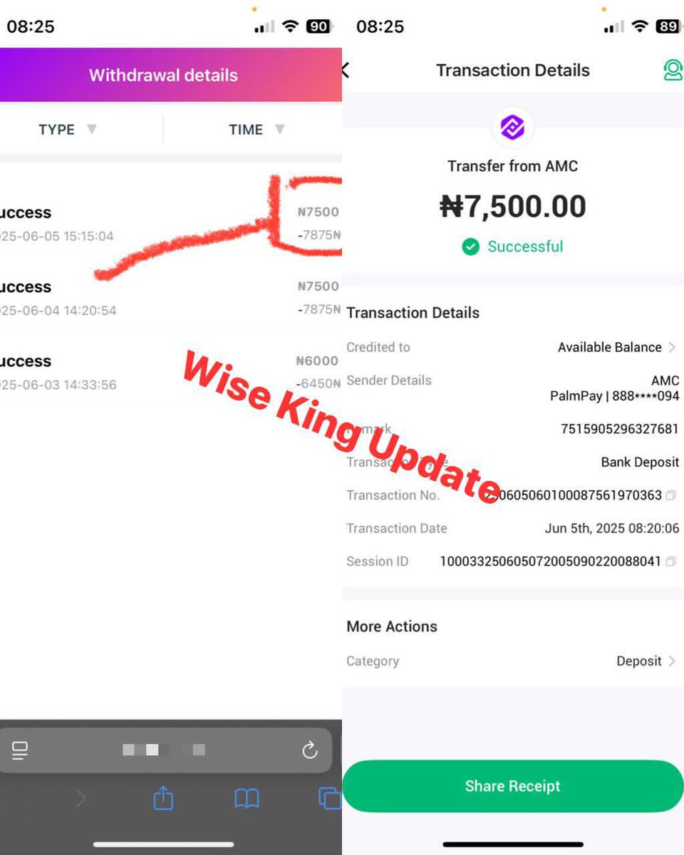 001_financial's tweet photo. Withdrawal confirmed here 
Commission is high too ✅😍

Link:https://t.co/d7nreC9N4g

Join and connect Whatsapp asap

• Minimum withdrawal - N3300
• Per 24 hours Whatsapp connection - N900 🤯
• Per referral N1500

 use a spare WhatsApp account* or a *foreign number* for safety https://t.co/9QQwCgq48b
