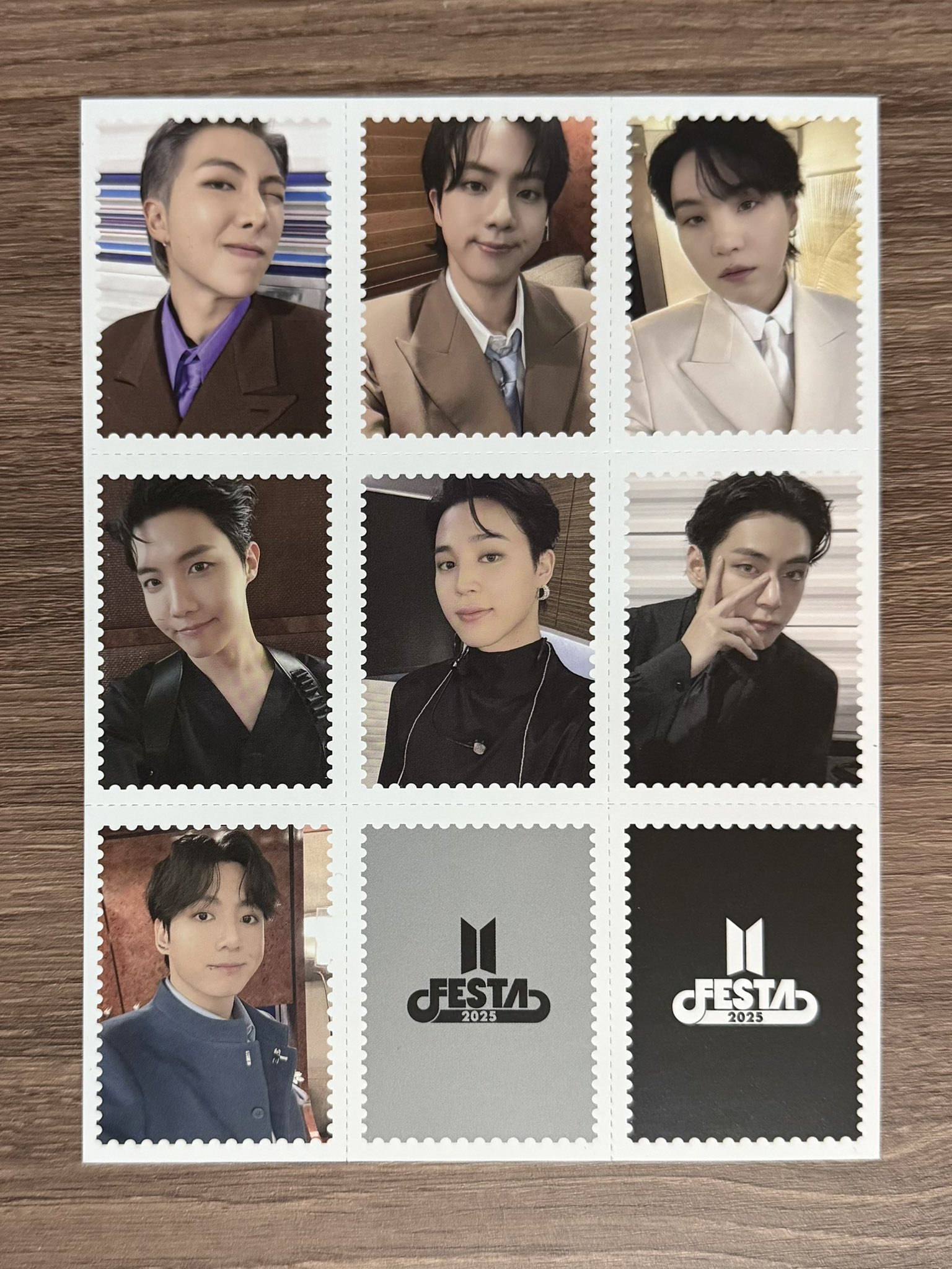 BTS FESTA 2025 7枚セット&ステッカー j )⁷ on X: 