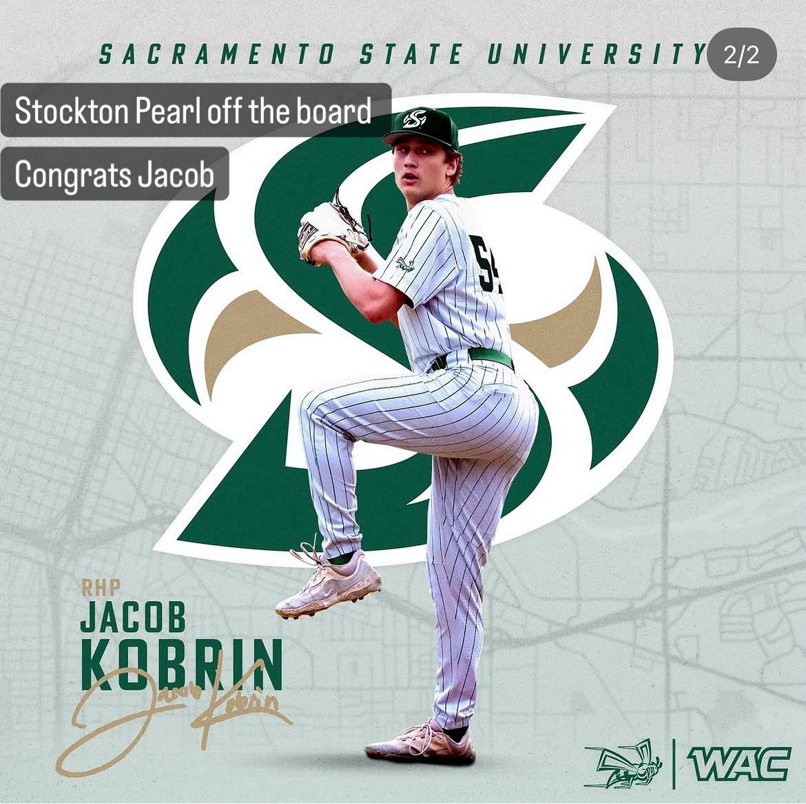 Stockton Pearl off the board.  Congrats Jacob.