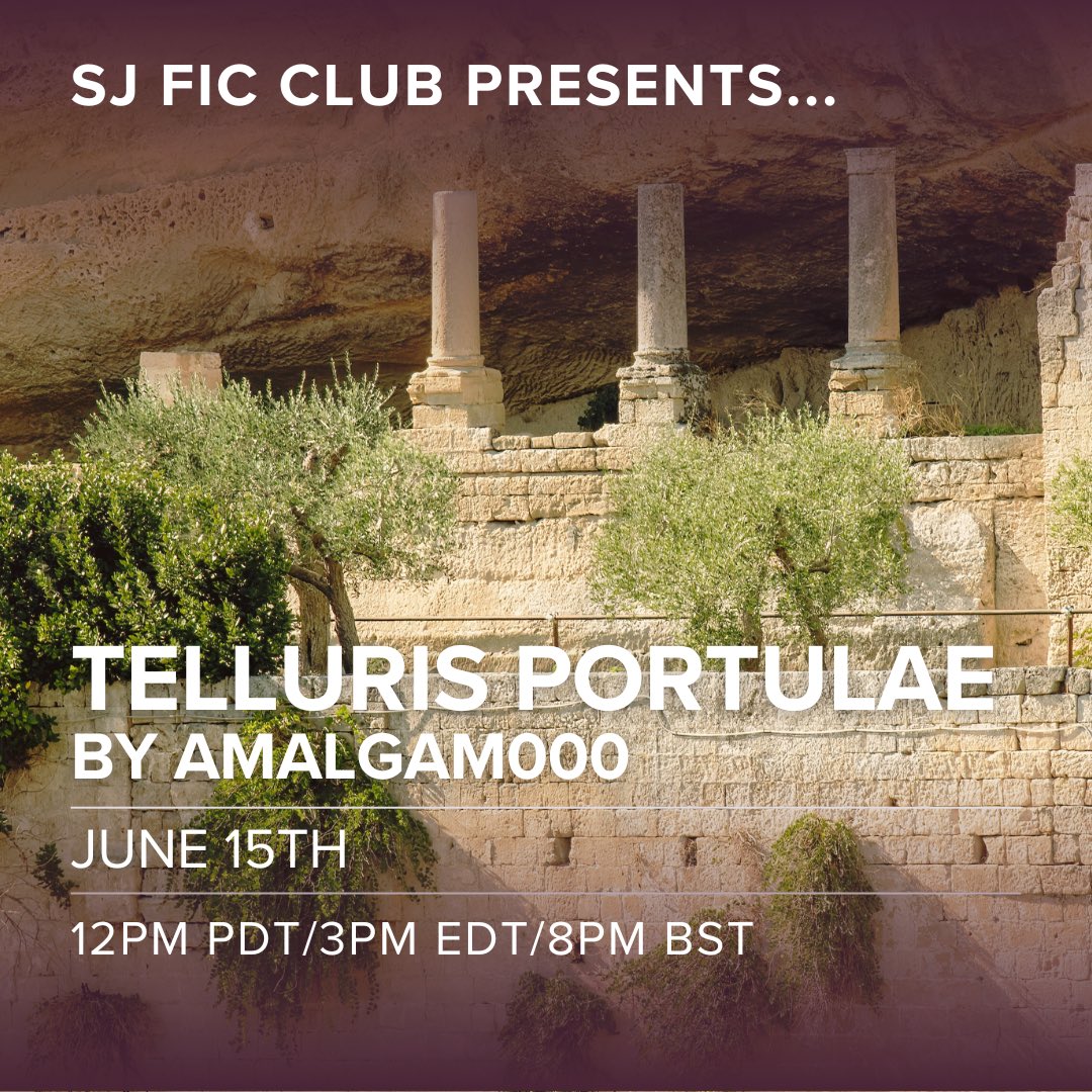 Tomorrow we’ll be discussing “Telluris Portulae” by Amalgam000! 

Fic link: archiveofourown.org/works/10579143…

(discord link in profile)