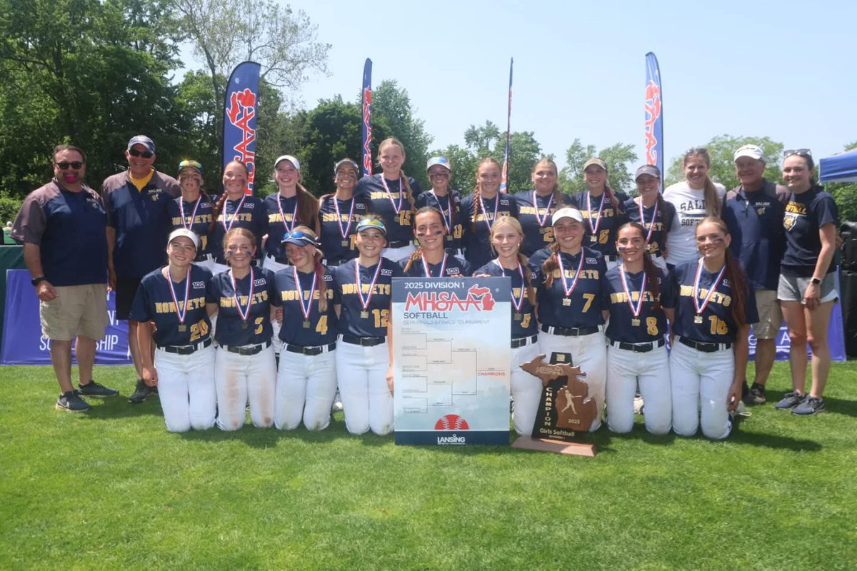 MHSAA Division 1 State Champs! 🏆🥎

Your hornets made history today bringing home the first ever State Championship for softball!