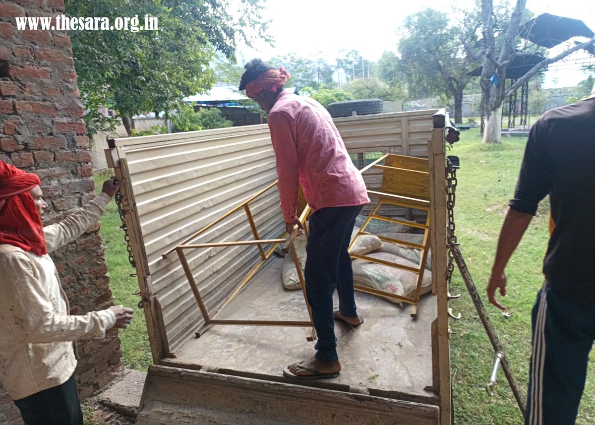ngothesara's tweet photo. Under 'Project C.A.R.E', 'THE - SARA' has begun reconstruction of the boundary wall of 'Shanti Sthal' Cremation Ground in Poonch, which was damaged due to cross-border shelling. Restoring dignity, one brick at a time. #ngothesara #ProjectCARE #RebuildingHope #Poonch https://t.co/sbooG3bHly