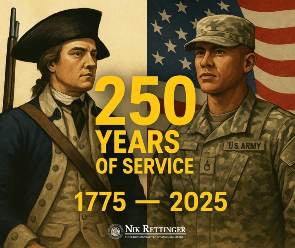 Happy 250th Birthday to the <a href="/USArmy/">U.S. Army</a>!! 🎉🇺🇸