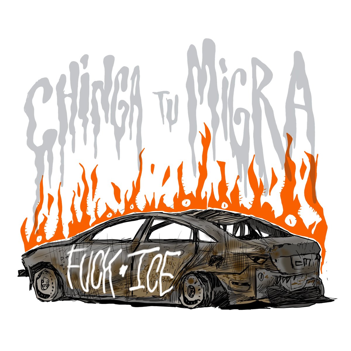 FUCK ICE / FUCK TRUMP
#MakeAmericaNativeAgain
#supportingimmigrants 
#breakingthelaw 
#HermanoMexicanoInUSA