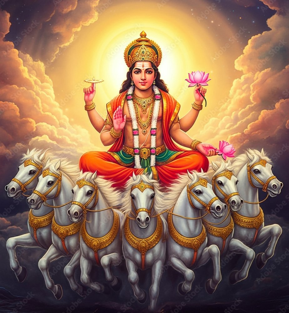 ॐ ऐहि सूर्य सहस्त्रांशों तेजो राशे जगत्पते, अनुकंपयेमां भक्त्या, गृहाणार्घय दिवाकर:।: 🧡