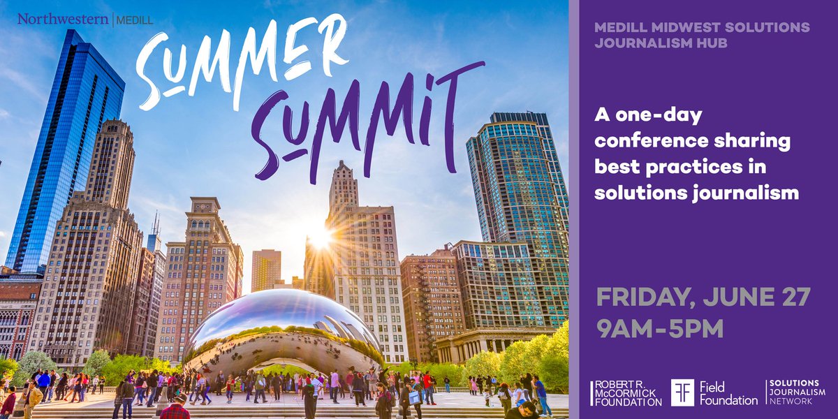 Want to transform conflict into change? Don’t miss the Medill Midwest Solutions Journalism Hub Summer Summit!

From listening techniques to investigative solutions reporting, this FREE event highlights how journalism can be a force for impact.

Register: bit.ly/4drgrzT