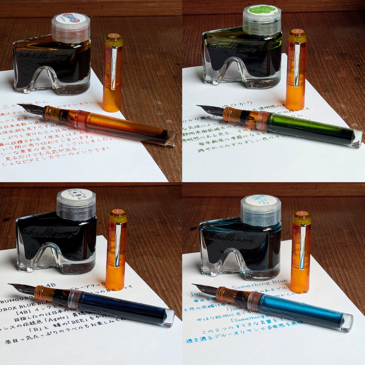 アイドロッパー万年筆 BUNGUBOX x Franklin-Christoph Frozen Orange