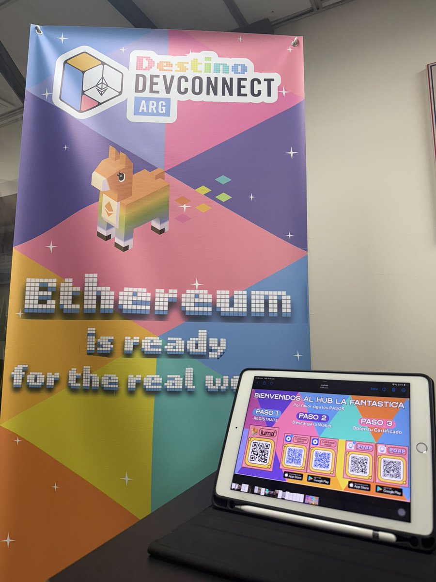 ctg_onchain's tweet image. Wow… qué energía la de hoy en Cartagena🌴🚀

Gracias al equipo de @EFDevcon por su support, y a todas las personas que aportaron su granito de arena para construir esta visión onchain 💜

Cartagena esta cada vez más onchain y nos vemos pronto en Argentina 🇦🇷