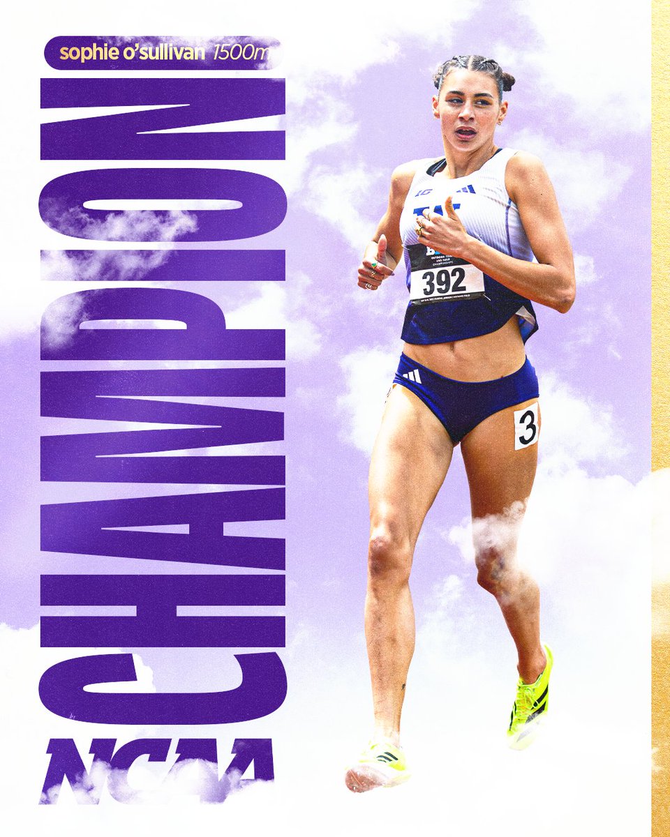 Washington Track & Field and Cross Country (@uwtrack) on Twitter photo ๐ ๐๐จ๐ฎ๐ซ ๐๐๐๐ ๐๐๐๐ ๐๐ก๐๐ฆ๐ฉ๐ข๐จ๐ง ๐๐ญ ๐,๐๐๐-๐ฆ๐๐ญ๐๐ซ๐ฌ ๐
It all comes together for Sophie in her final race as a Husky!! She buries the field with a final 400-meters of 58.43 seconds to win by more than a second.
DAWGS SWEEP THE 1500 TITLES #MILECITY ๐ ๐๐จ๐ฎ๐ซ ๐๐๐๐ ๐๐๐๐ ๐๐ก๐๐ฆ๐ฉ๐ข๐จ๐ง ๐๐ญ ๐,๐๐๐-๐ฆ๐๐ญ๐๐ซ๐ฌ ๐
It all comes together for Sophie in her final race as a Husky!! She buries the field with a final 400-meters of 58.43 seconds to win by more than a second.
DAWGS SWEEP THE 1500 TITLES #MILECITY