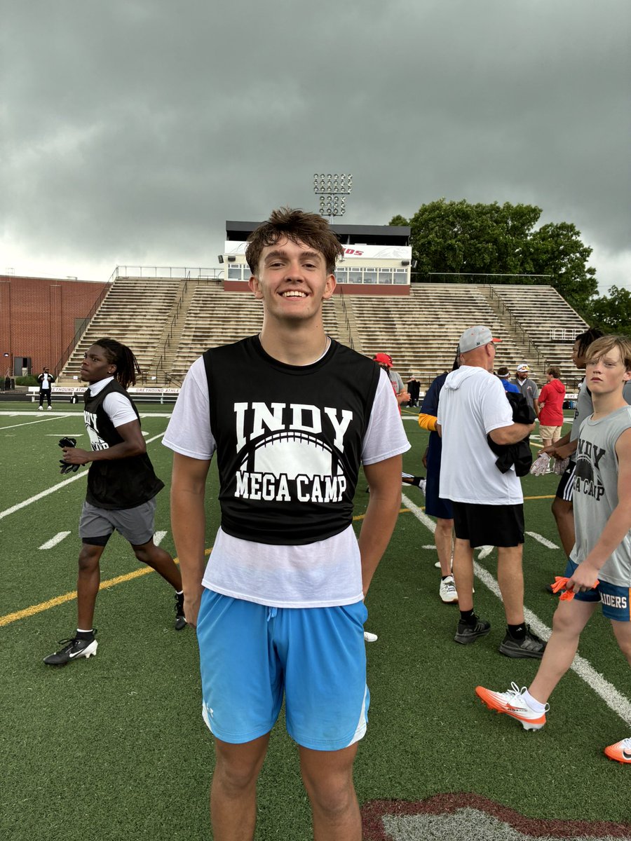 Clarksville Academy FB (@ca_cougarsfb) on Twitter photo 2027 TE <a href="/graysnod/">Clarence "Gray" Snodgrass</a> at the <a href="/UIndyFB/">UIndy Football</a> MEGA Camp today!
Keep grinding young man!! 2027 TE <a href="/graysnod/">Clarence "Gray" Snodgrass</a> at the <a href="/UIndyFB/">UIndy Football</a> MEGA Camp today!
Keep grinding young man!!