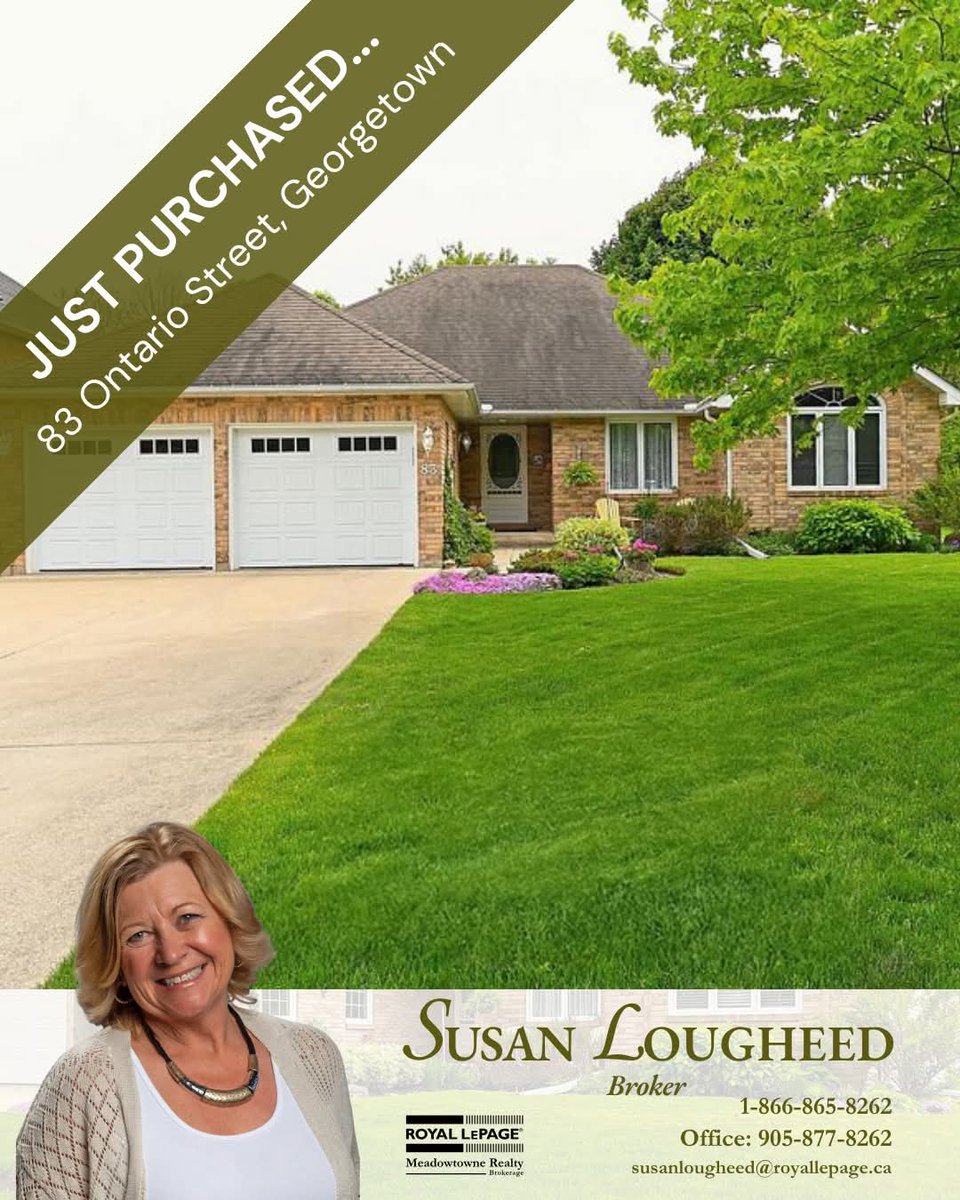 SusanLougheed's tweet photo. 🎉 Big congratulations to my lucky clients! 🎉

#JustPurchases #GeorgetownRealEstate #ErinRealEstate #HappyClients #DownsizingJourney #RavineLot #bungalow #RealEstateWithHeart #newbeginnings2025 https://t.co/p7StXB0J56