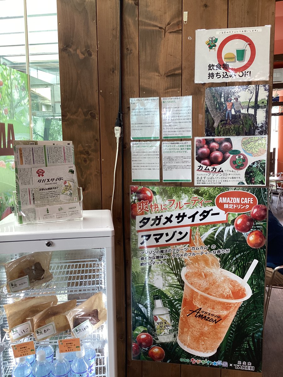 なかがわ水遊園さんとコラボです！ アマゾンのフルーツ「カムカム」の