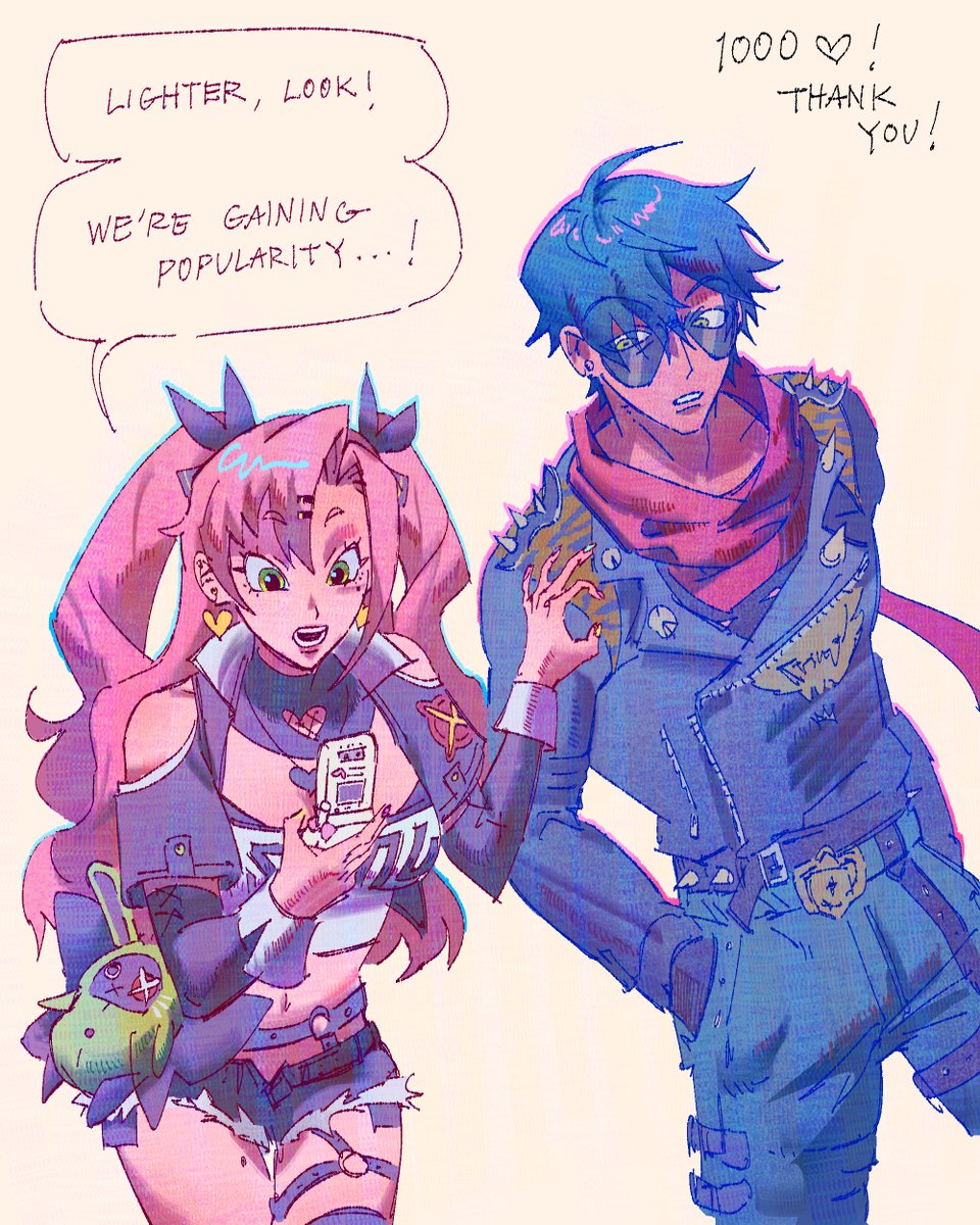 WOW! 1K likes on my Lighter & Nicole art!!!!! How do the rising