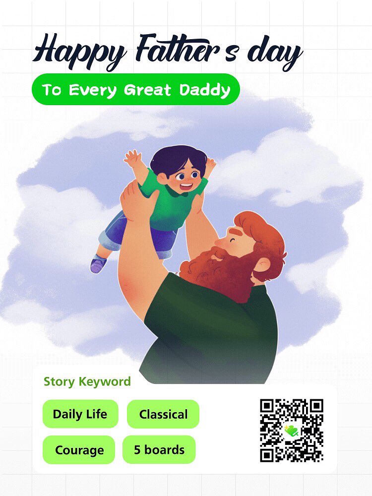 MagicBook_US's tweet image. Happy #FathersDay ！
Repost this post for a chance to win gems and start your #ai journey with your kids! 
#magicbook