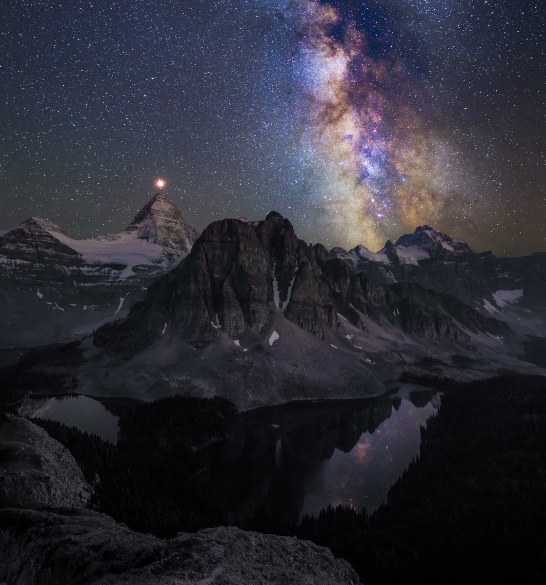 1/7 Keep some room in your heart for the unimaginable. Years of planning, followed by days of hiking, then several sleepless cold nights on the side of a mountain running on nothing but caffeine and creative determination.